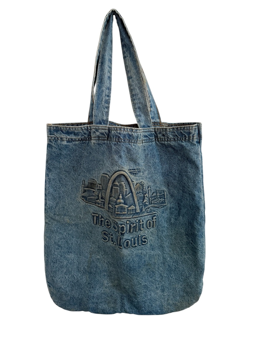 The Spirit of St. Louis Embroidered Denim Tote
